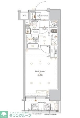 The Log日本橋の物件間取画像